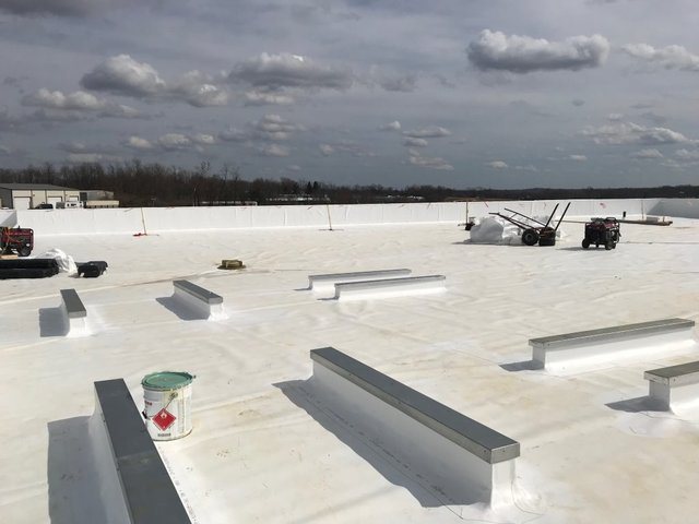 Construction Work on Commercial Roofs in Nicholasville, Kentucky (KY)