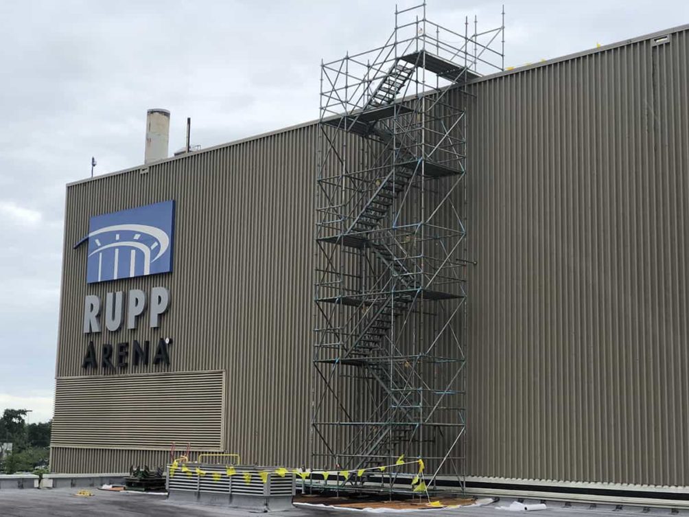 New Roof Installed on Rupp Arena in Lexington, Kentucky (KY)