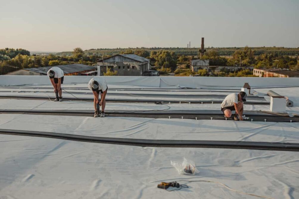 A roofing project near Nicholasville, Kentucky (KY)