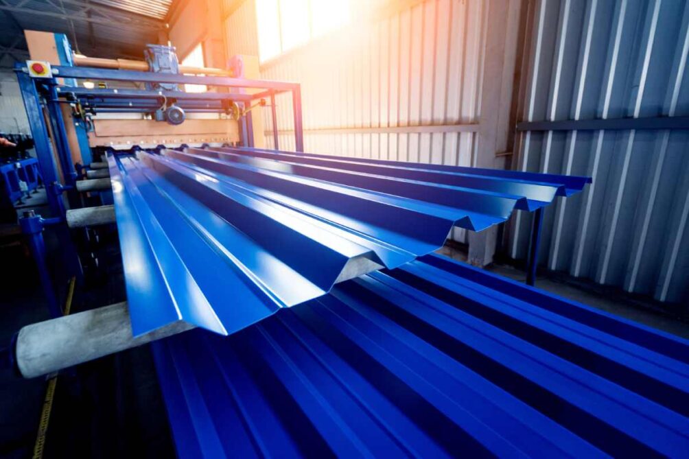 Sheet metal fabrication in progress near Nicholasville, Kentucky (KY)